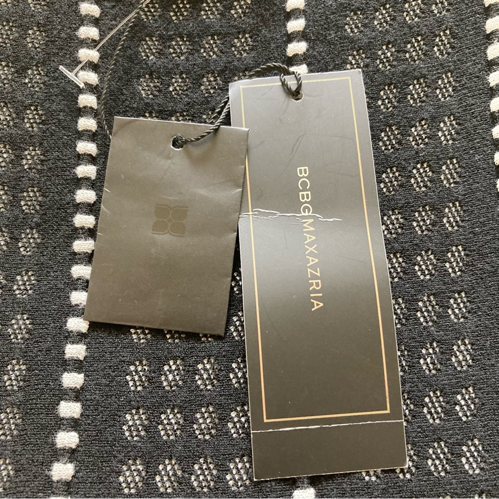 BCBGMAXAZRIA Victoria A Line Elegant Black Sleeveless Dress | NWT - Picture 9 of 9